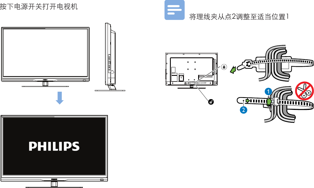 Page 9 of 12 - Philips 32PFL3530/T3 使用手册 快速安装指南 32pfl3530 T3 Qig Zhs