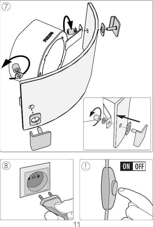 Page 11 of 12 - Philips 33052/17/16 User Manual Schnellstartanleitung 330521716 Qsg Nor