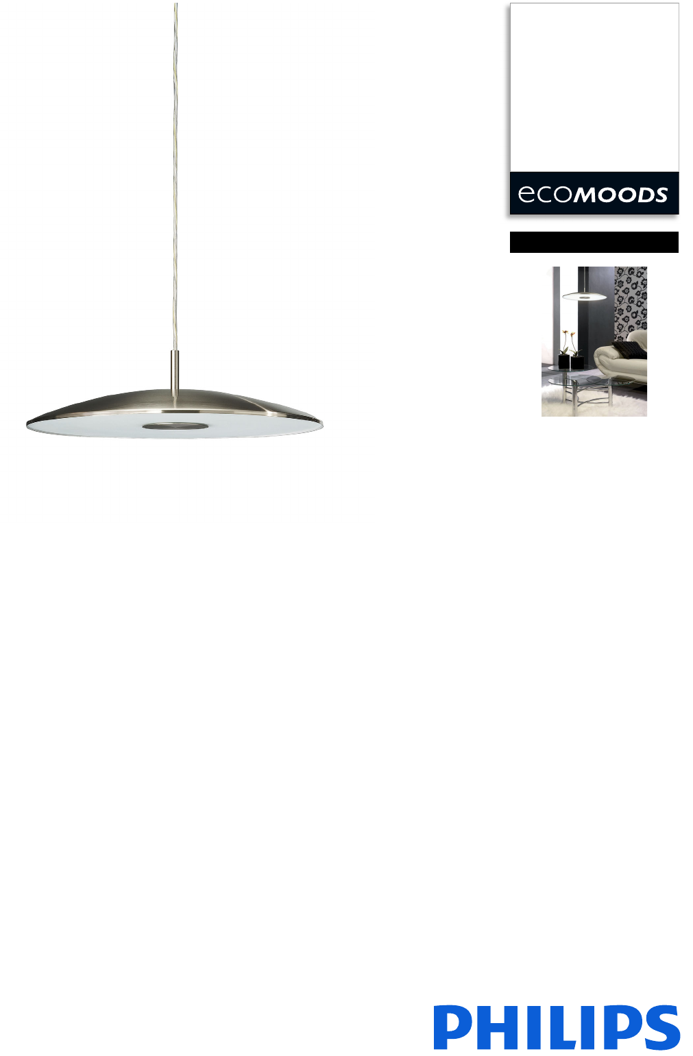 philips ecomoods suspension light