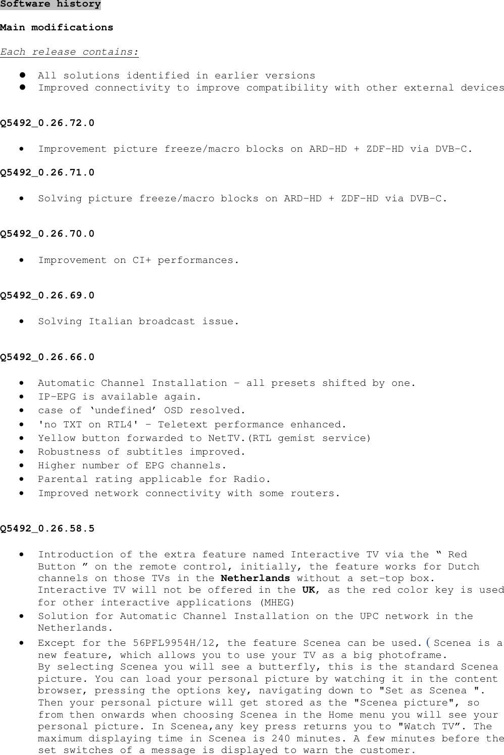 Page 4 of 6 - Philips 40PFL9704H/12 - SW_Q5492_0.26.72.0  User Manual Installationsinstruktioner 40pfl9704h 12 Fin Deu