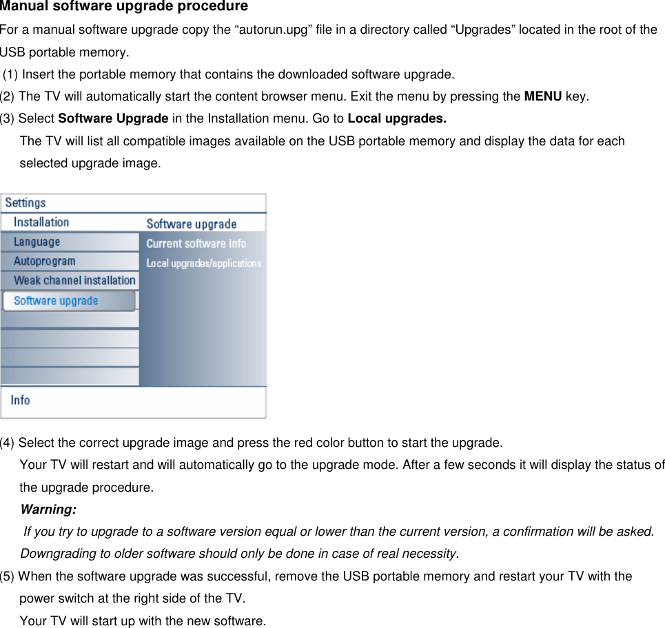 Page 3 of 4 - Philips - LC07D-magnavox FUR-0.101 Firmware Upgrade Readme File 42mf237s 37 Fur Eng