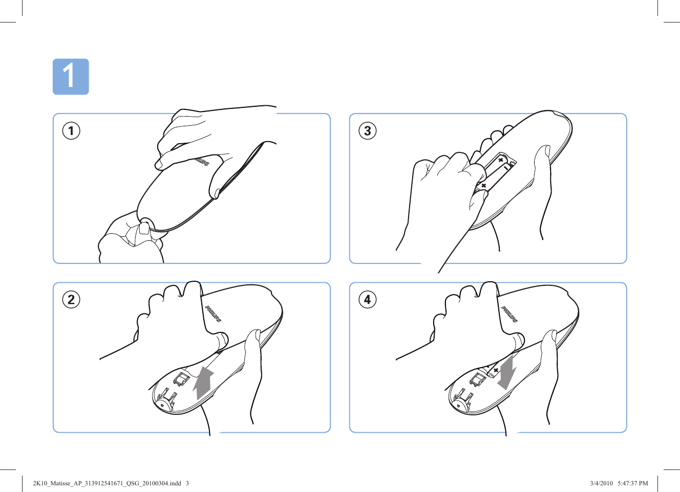 Page 3 of 12 - Philips 46PFL8605/98 2K10_Matisse_AP_313912541671_QSG_20100304 User Manual Quick Start Guide 46pfl8605 98 Qsg Fra