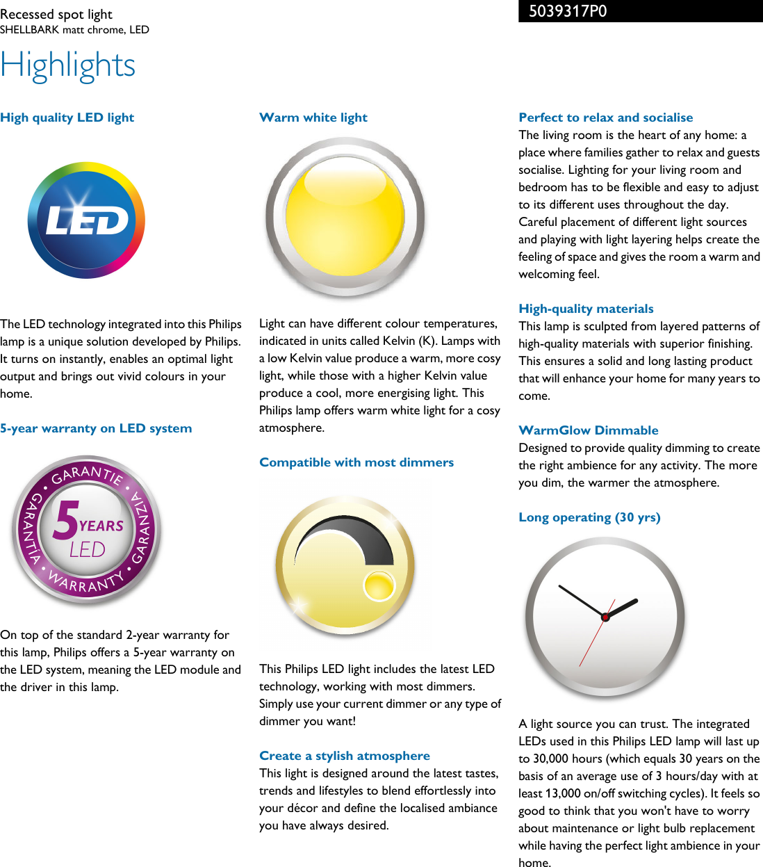 Page 2 of 3 - Philips 50393/17/P0 Leaflet 5039317P0 Released United Kingdom (English)  User Manual Pss Enggb