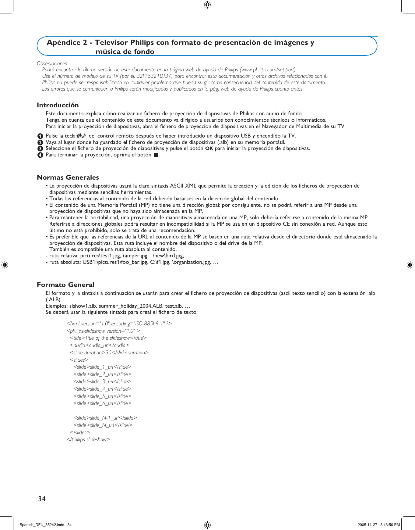 Philips Spanishdfu35242 User Manual 50pf7321d 37 Dfu Lsp - 