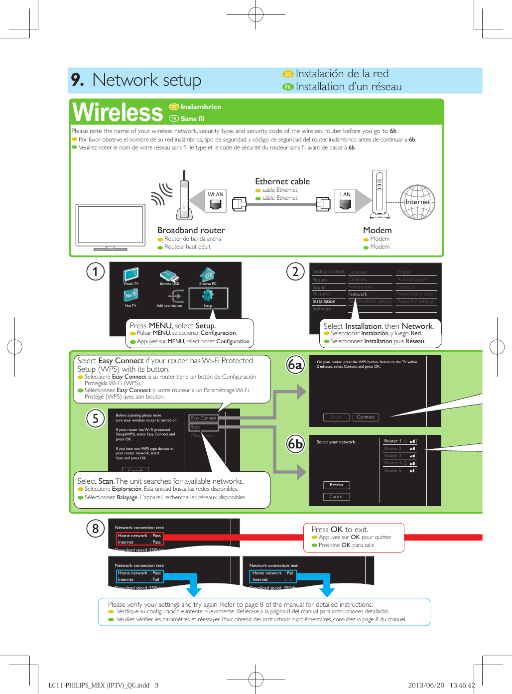 Page 3 of 10 - Philips LC11-PHILIPS_MEX (IPTV)_QG 50pfl1908 F8 Qsg Esp