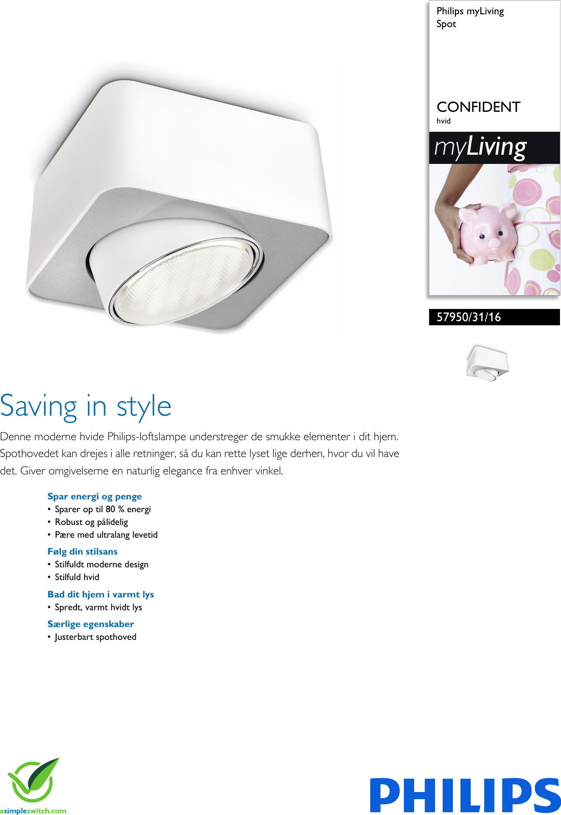 Philips 579503116 Spot Pss Dandk Philips 579503116 Spot Pss Dandk