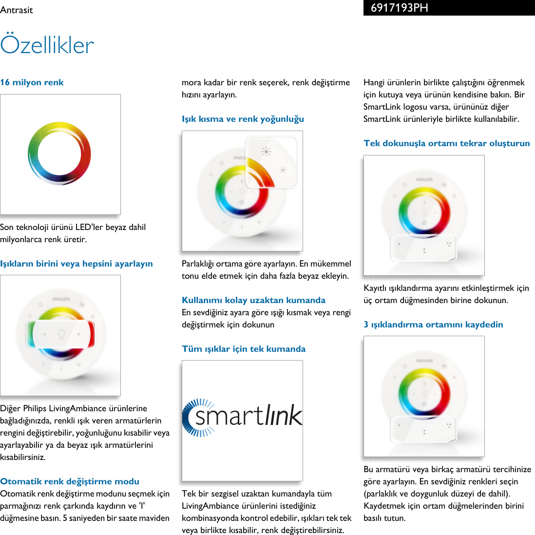 Page 2 of 3 - Philips 69171/93/PH 6917193PH Antrasit User Manual Broşür Pss Turtr