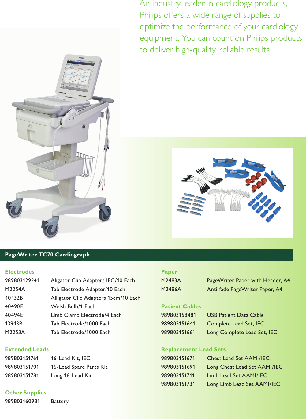 Page 2 of 4 - Philips 860322 User Manual Product Brochure Holter Monitoring Analysis Software D9dd70f2fce945ab9950a77c01454367