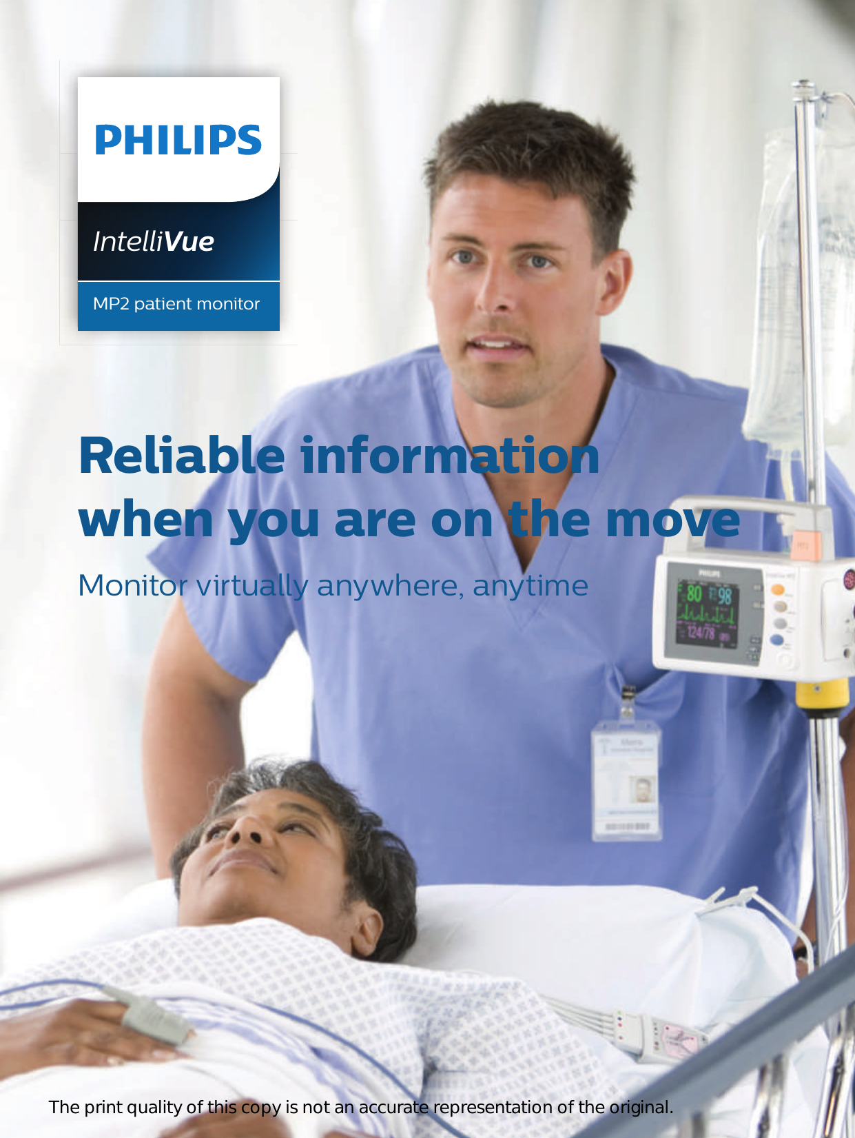 Page 1 of 6 - Philips 865040 452299109441 User Manual Product Brochure Intelli Vue Portable Patient Monitor MP2 Ffd03f79deaf4e43a5d8a77c014f1d93