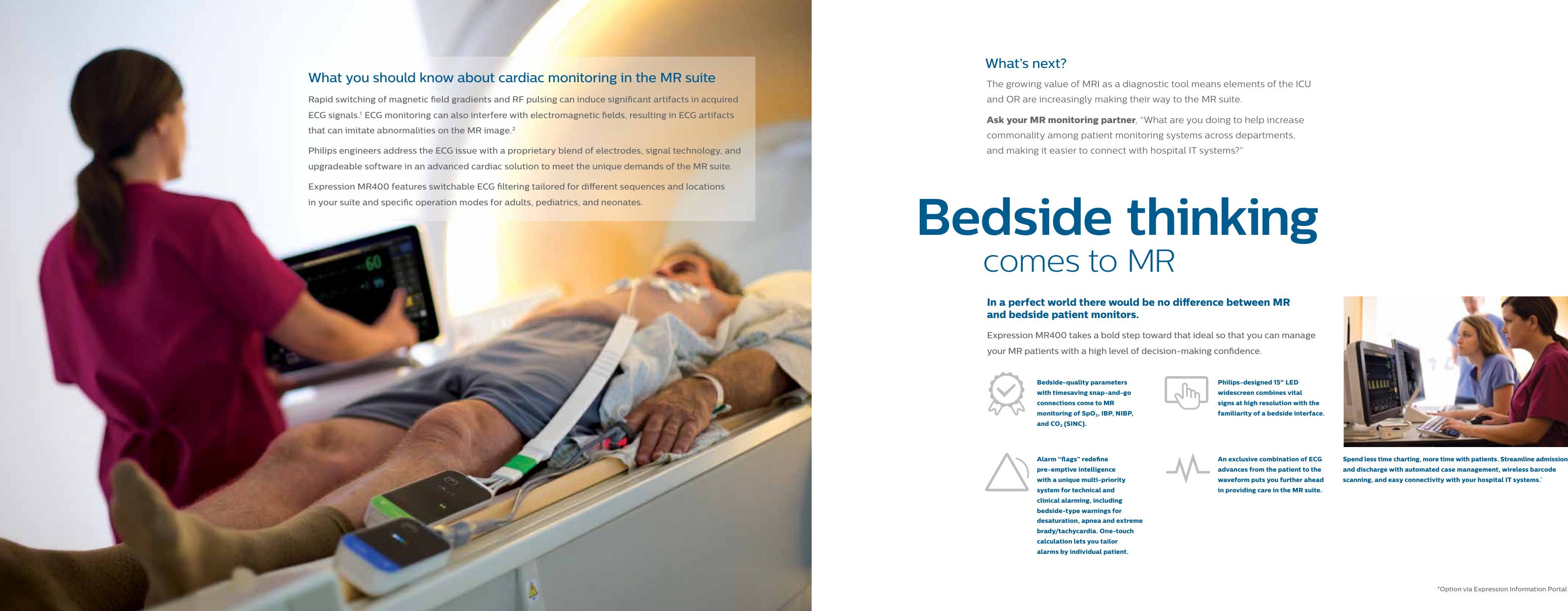 Page 3 of 7 - Philips 866185 User Manual Product Brochure Expression MR400 MR Patient Monitor 7fd3dfac9c444d8e911fa77c01483b4b