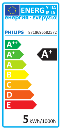Page 1 of 1 - Philips 8718696582572 PHILIPS_LEDcons User Manual Energijos Etiketė Elr