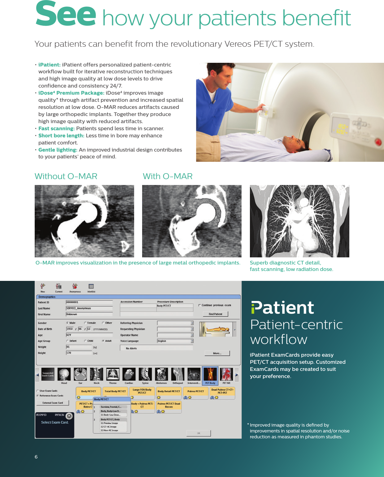 Page 6 of 8 - Philips 882446 User Manual Product Brochure Vereos The World's First And Only True Digital PET/CT System A329f5f78a1348ea9d0aa77c01566ca6