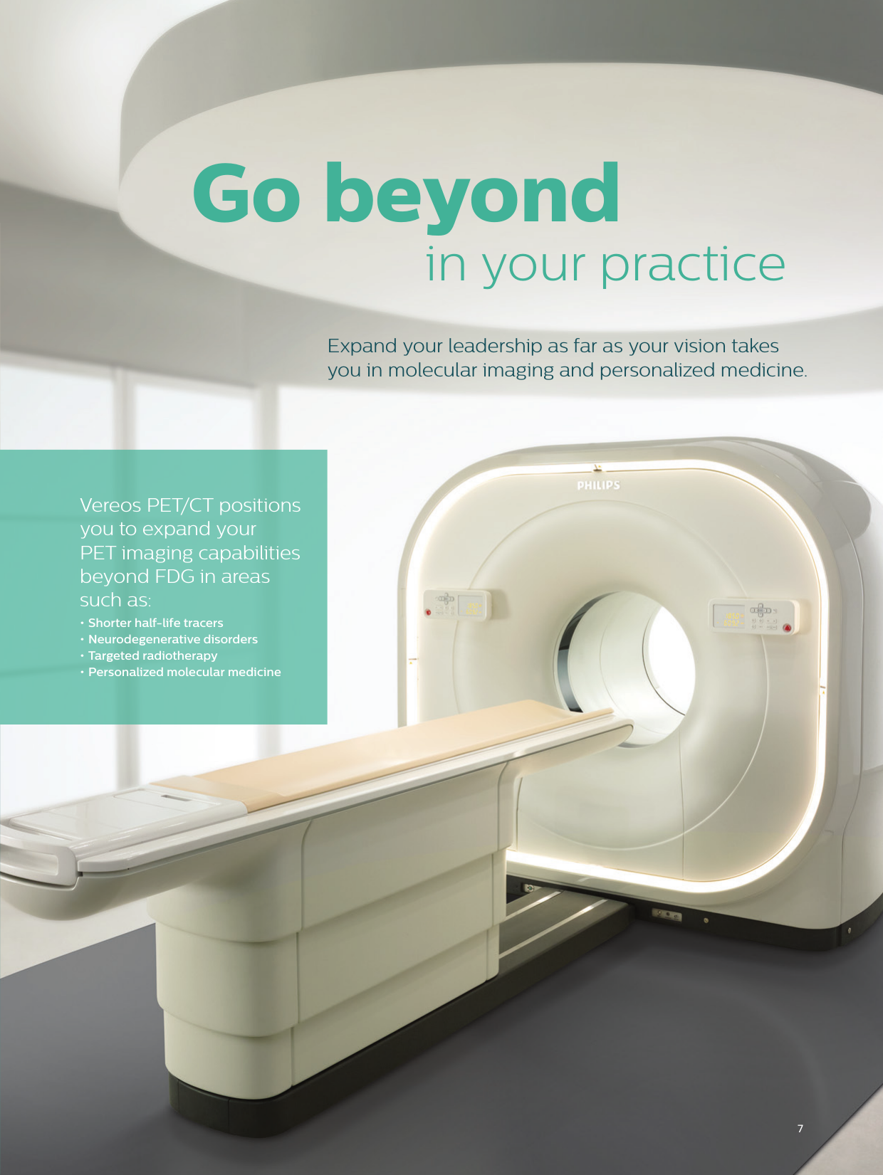 Page 7 of 8 - Philips 882446 User Manual Product Brochure Vereos The World's First And Only True Digital PET/CT System A329f5f78a1348ea9d0aa77c01566ca6