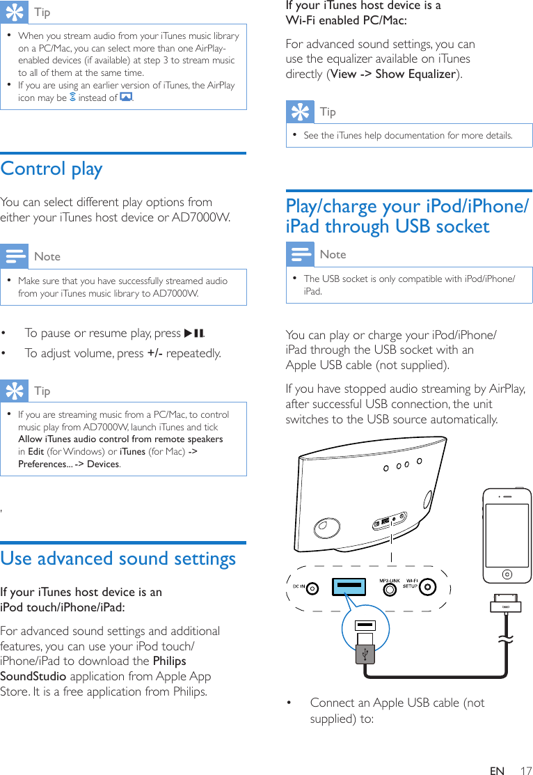 Philips Ad7000w 12 User Manual Ad7000w 12 Dfu Aen