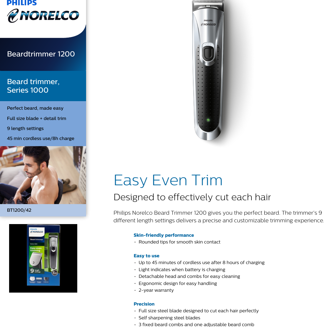 beardtrimmer series 1000