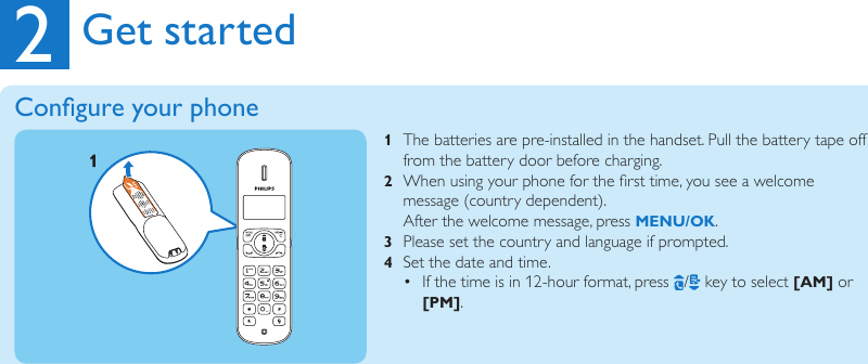 Page 6 of 12 - Philips CD1801B/05 CD180 English Quick Start Guide User Manual Guida Rapida Cd1801b 05 Qsg Eng
