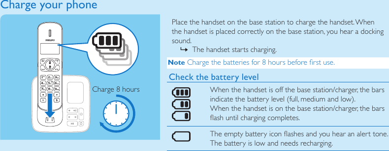 Page 7 of 12 - Philips CD1801B/05 CD180 English Quick Start Guide User Manual Guida Rapida Cd1801b 05 Qsg Eng
