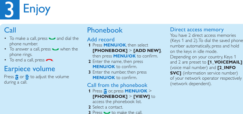 Page 8 of 12 - Philips CD1801B/05 CD180 English Quick Start Guide User Manual Guida Rapida Cd1801b 05 Qsg Eng