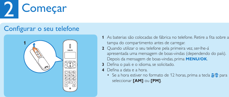 Philips CD1803B/23 CD180 Portuguese Quick Start Guide User Manual Guida  Rapida Cd1803b 23 Qsg Por