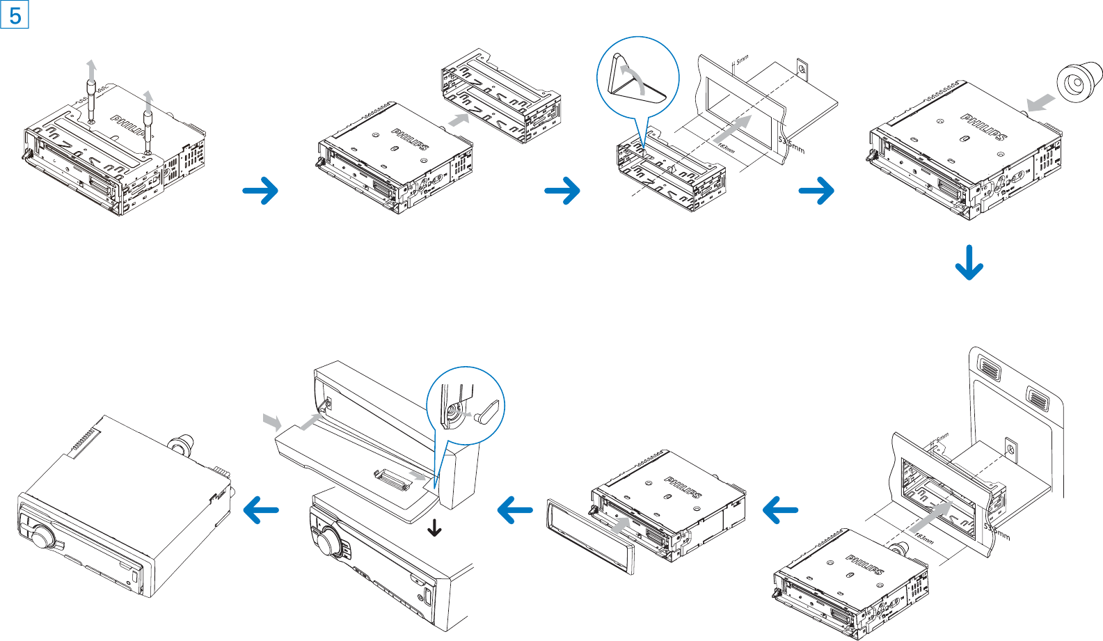 Page 2 of 4 - Philips CEM250/55 CEM250-55-QSG-POR-_1.00 User Manual Guia Para Início Rápido Cem250 55 Qsg Brp