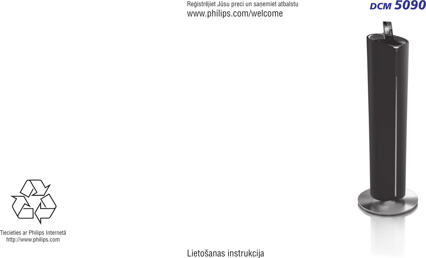 Page 1 of 10 - Philips DCM5090/10 DCM5090_10 Latviesu User Manual Bruksanvisning Dcm5090 10 Dfu Lav