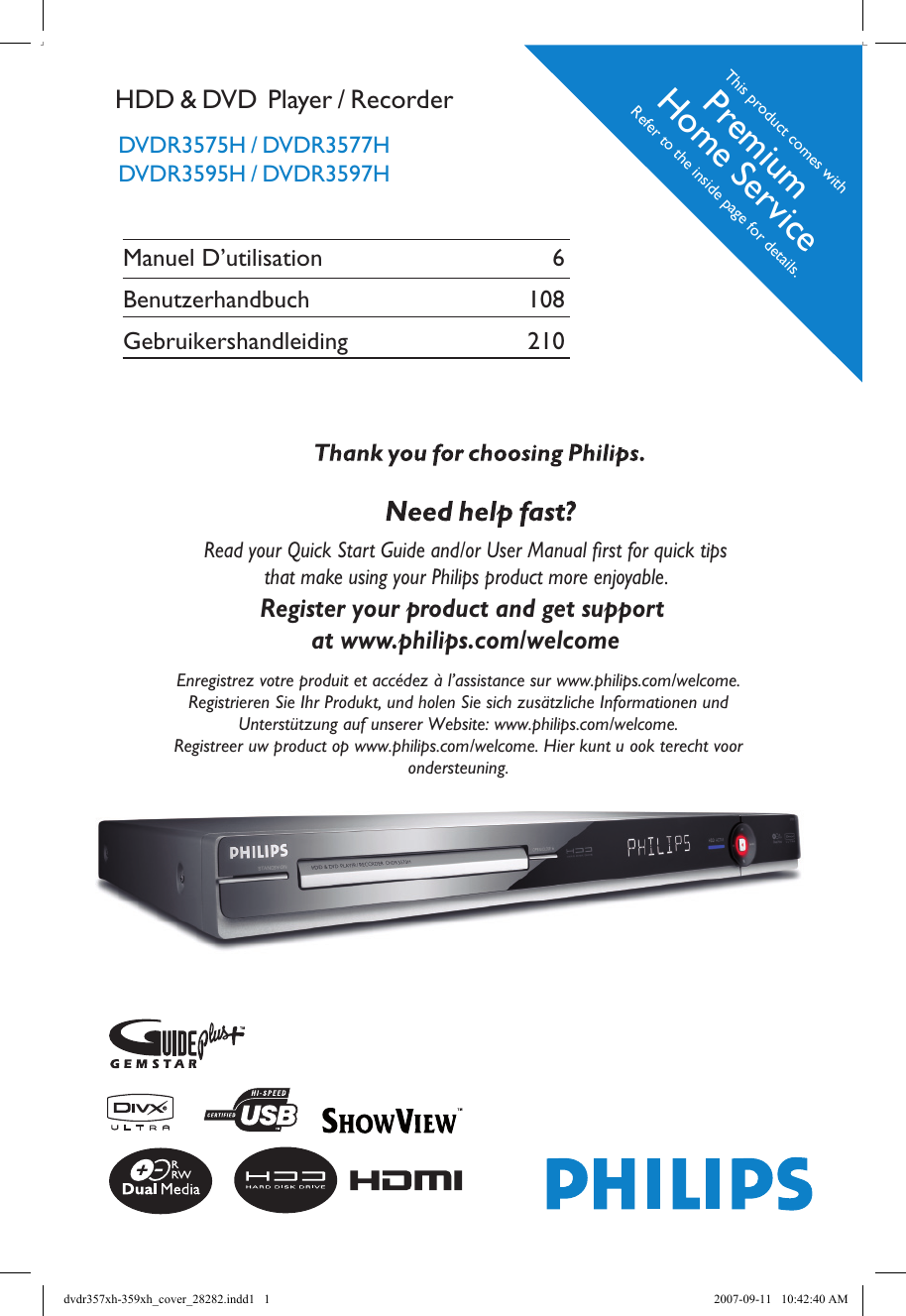 Philips DVDR3575H/31 2_dvdr357xh 359xh__ger_28282 User Manual