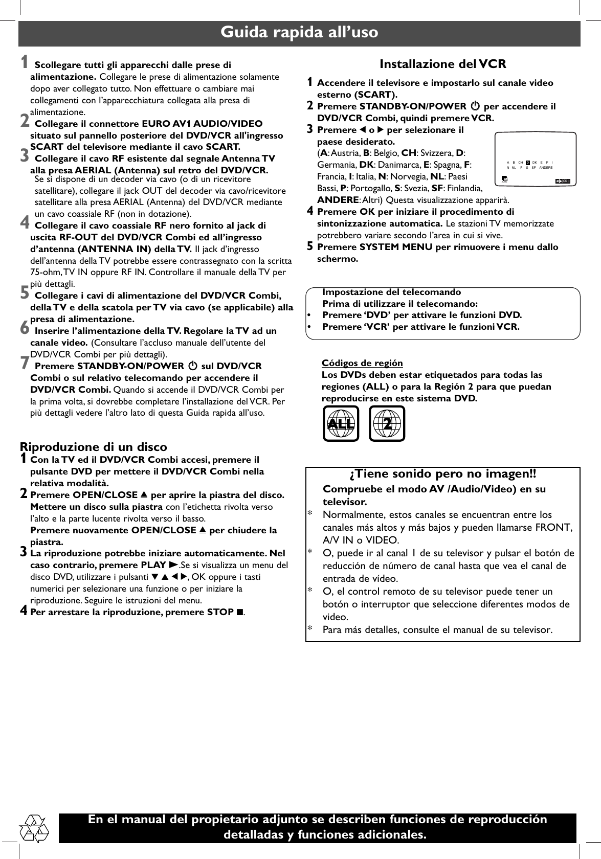 Page 7 of 9 - Philips DVP3055V/01 3055V Qug_00&19 User Manual Quick Start Guide Dvp3055v 01 Qsg Eng