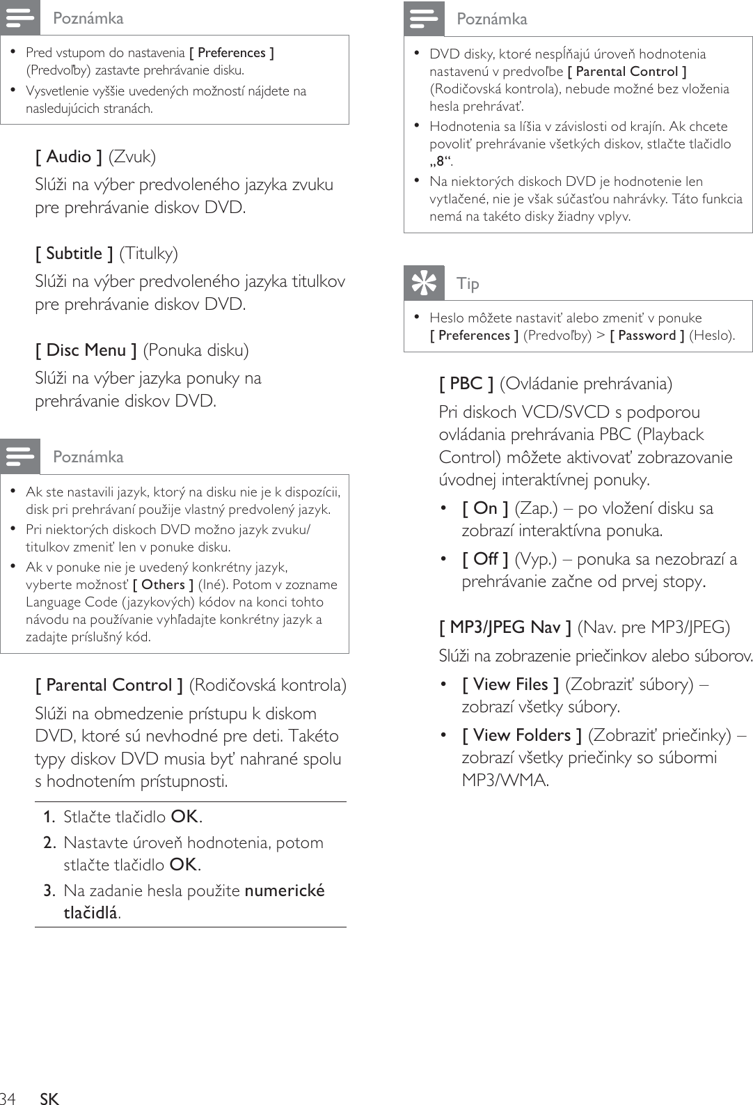 Philips Dvp3380 58 3dvp3380 58 Sk1 User Manual Instrukcja Obslugi Dvp3380 58 Dfu Slk