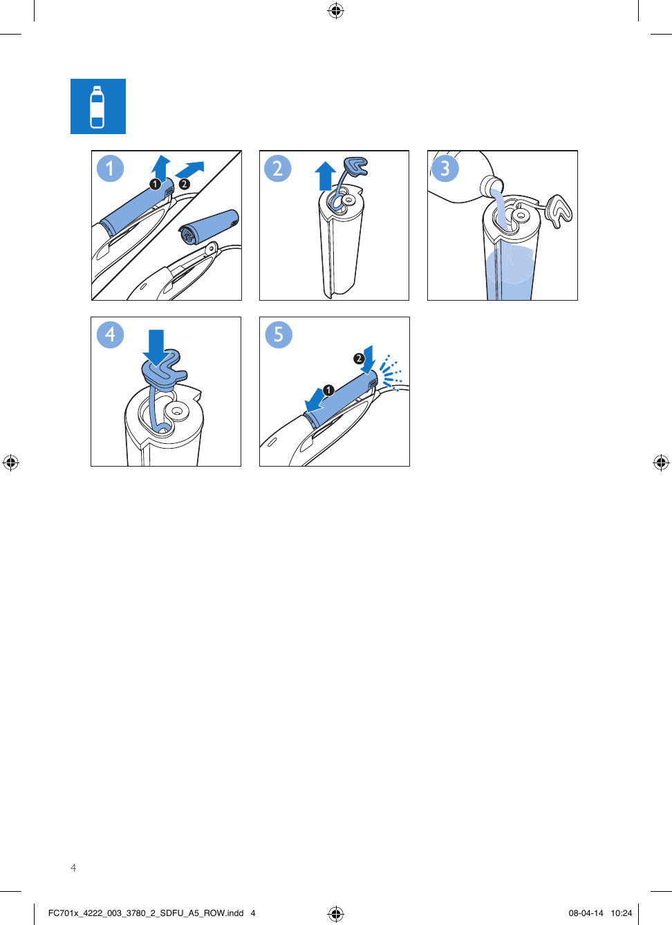 Page 4 of 8 - Philips FC7012/71 FC701x_4222_003_3780_2_SDFU_A5_ROW User Manual Fc7012 71 Dfu Eng