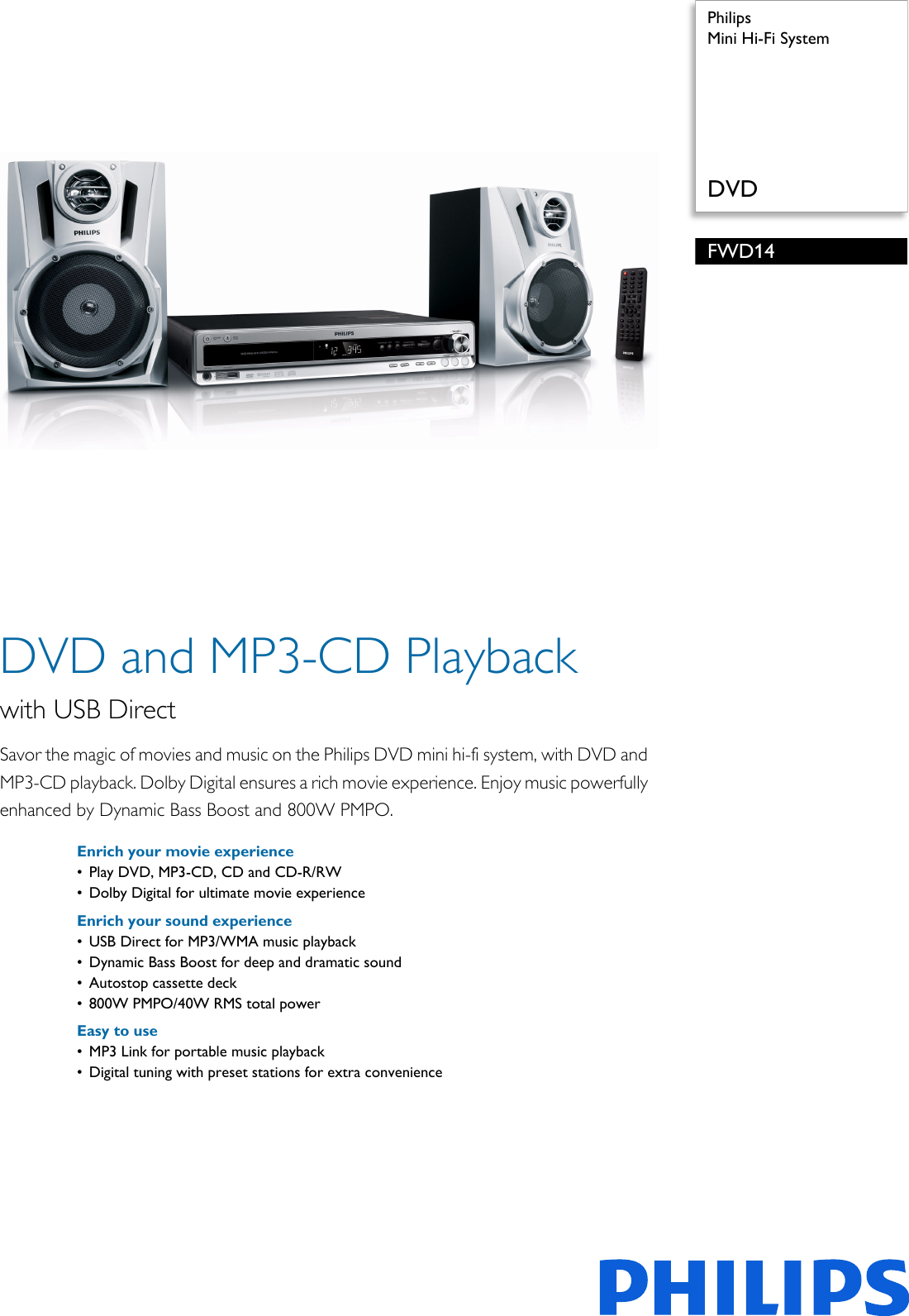 philips dvd music system