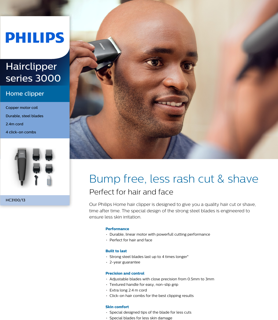 philips hc3100 hair clipper