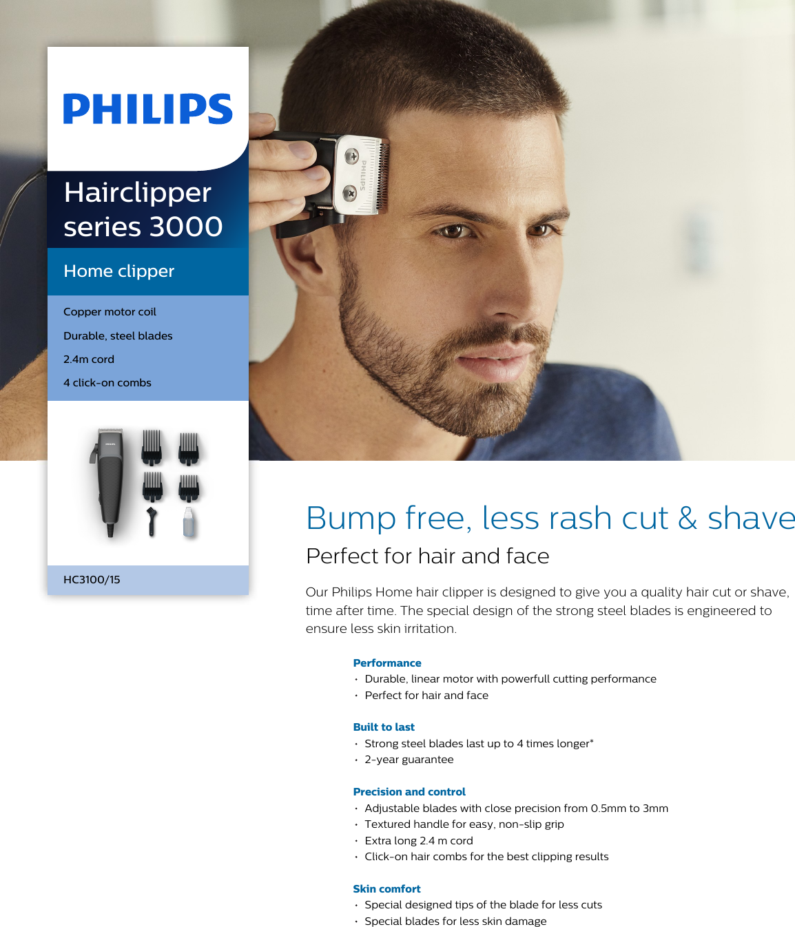 philips hc3100 combs