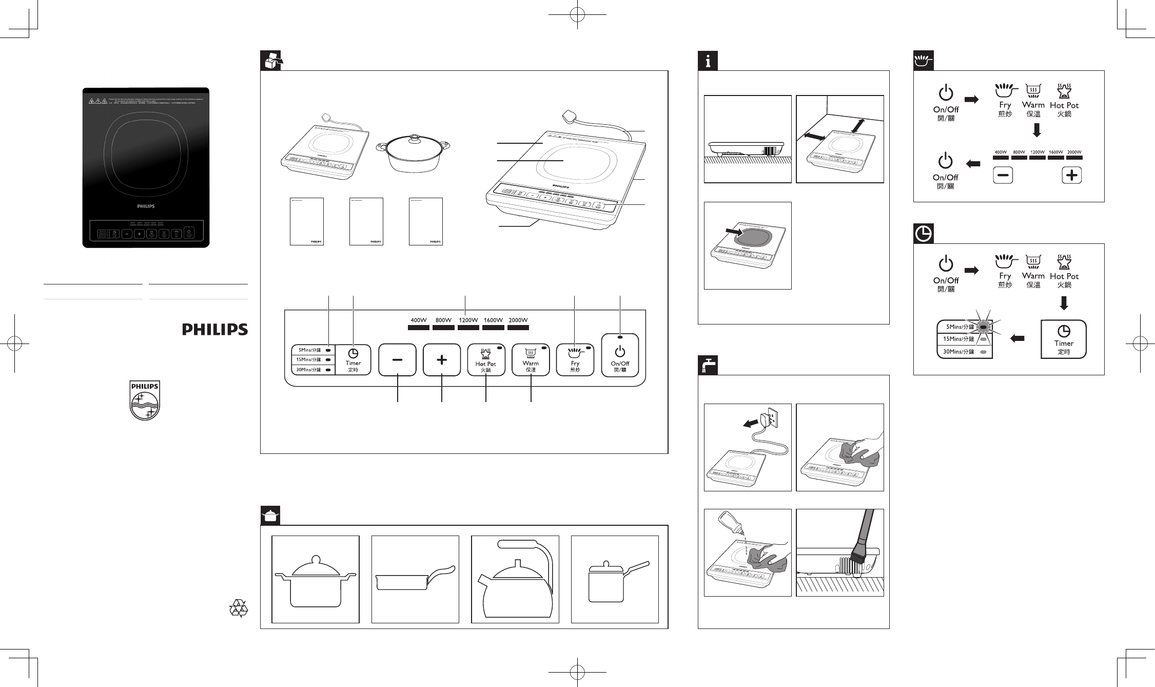 philips induction cooker hd4902 manual