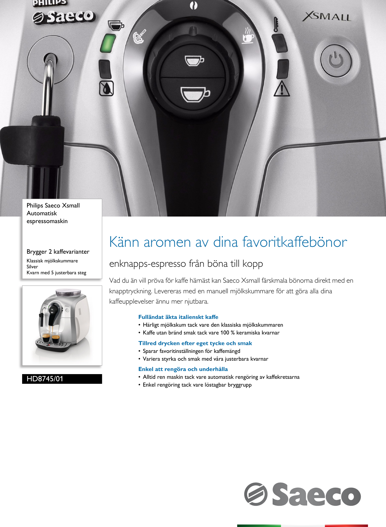 Saeco philips xsmall steam фото 102