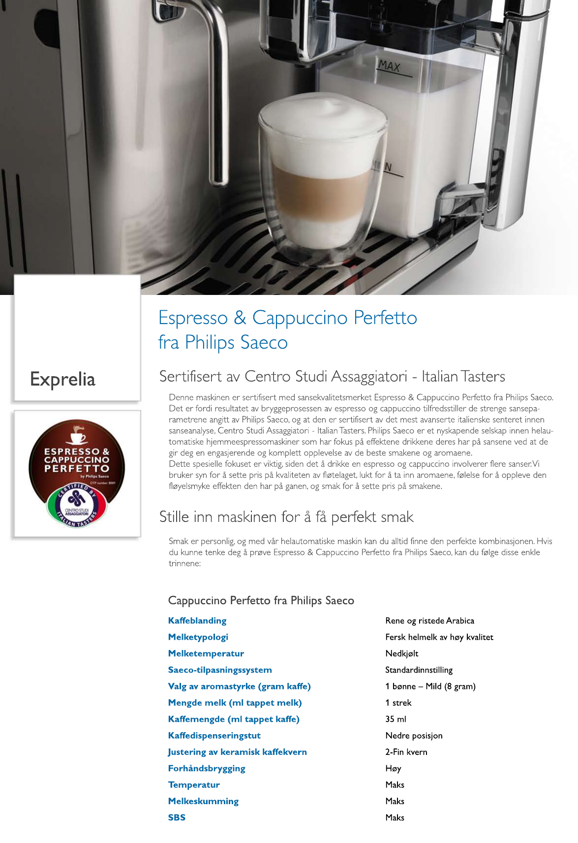 Philips HD8854/01 User Manual Italian Tasters PDF Hd8854 01 Itp Nor