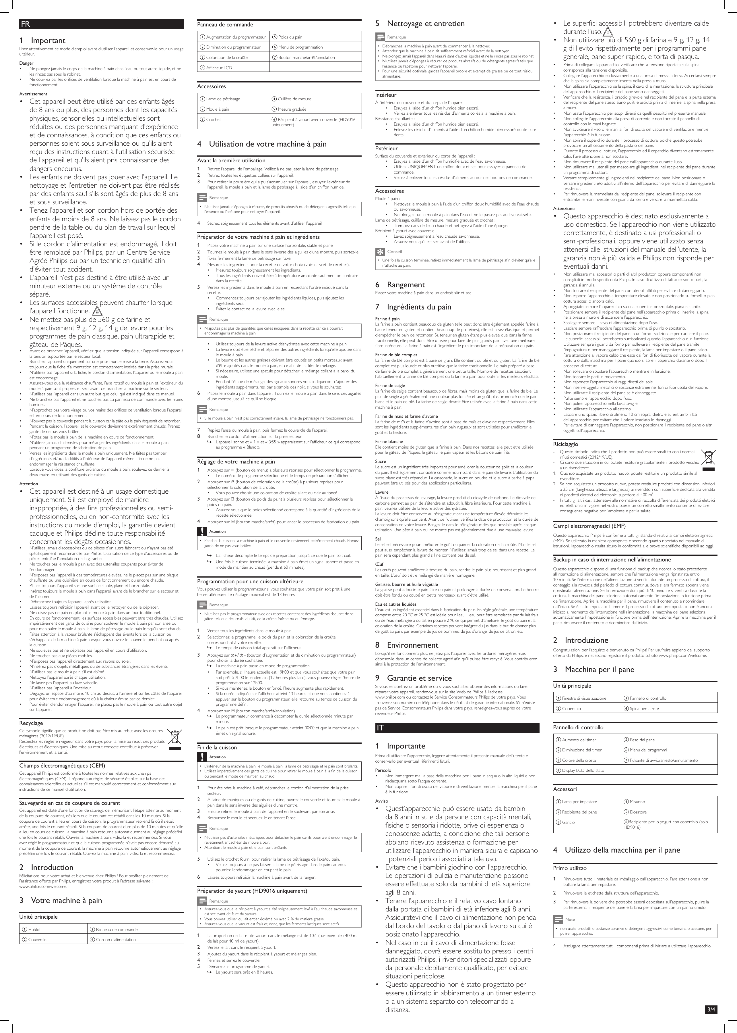 Page 5 of 8 - Philips HD9015/30 User Manual Upute Za Uporabu Hd9015 30 Dfu Deu