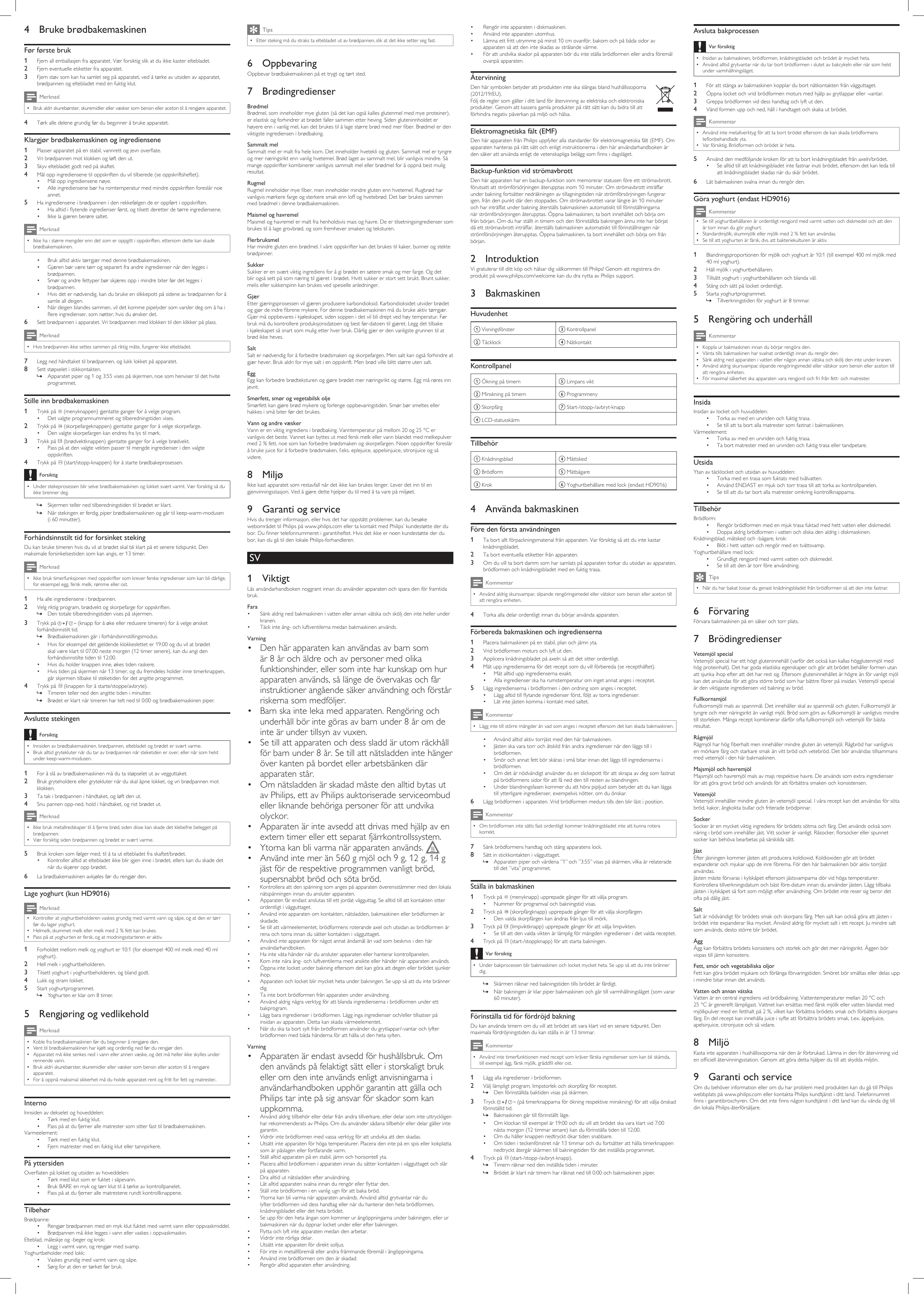 Page 8 of 8 - Philips HD9015/30 User Manual Upute Za Uporabu Hd9015 30 Dfu Deu