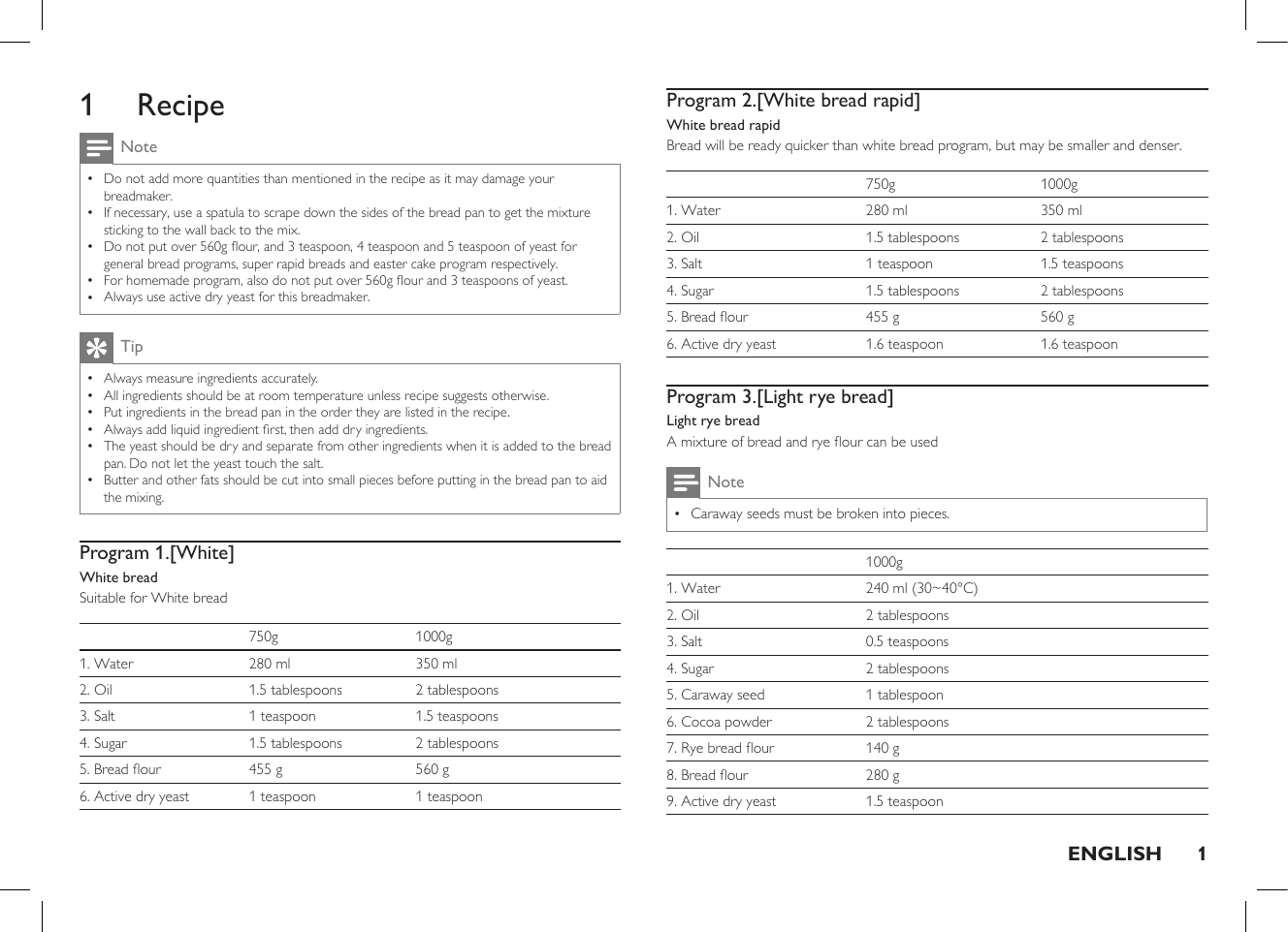 Page 3 of 12 - Philips HD9015/30 User Manual Knjižica Recepata Za Uređaj Izradu Sladoleda Hd9015 30 Irb Eng