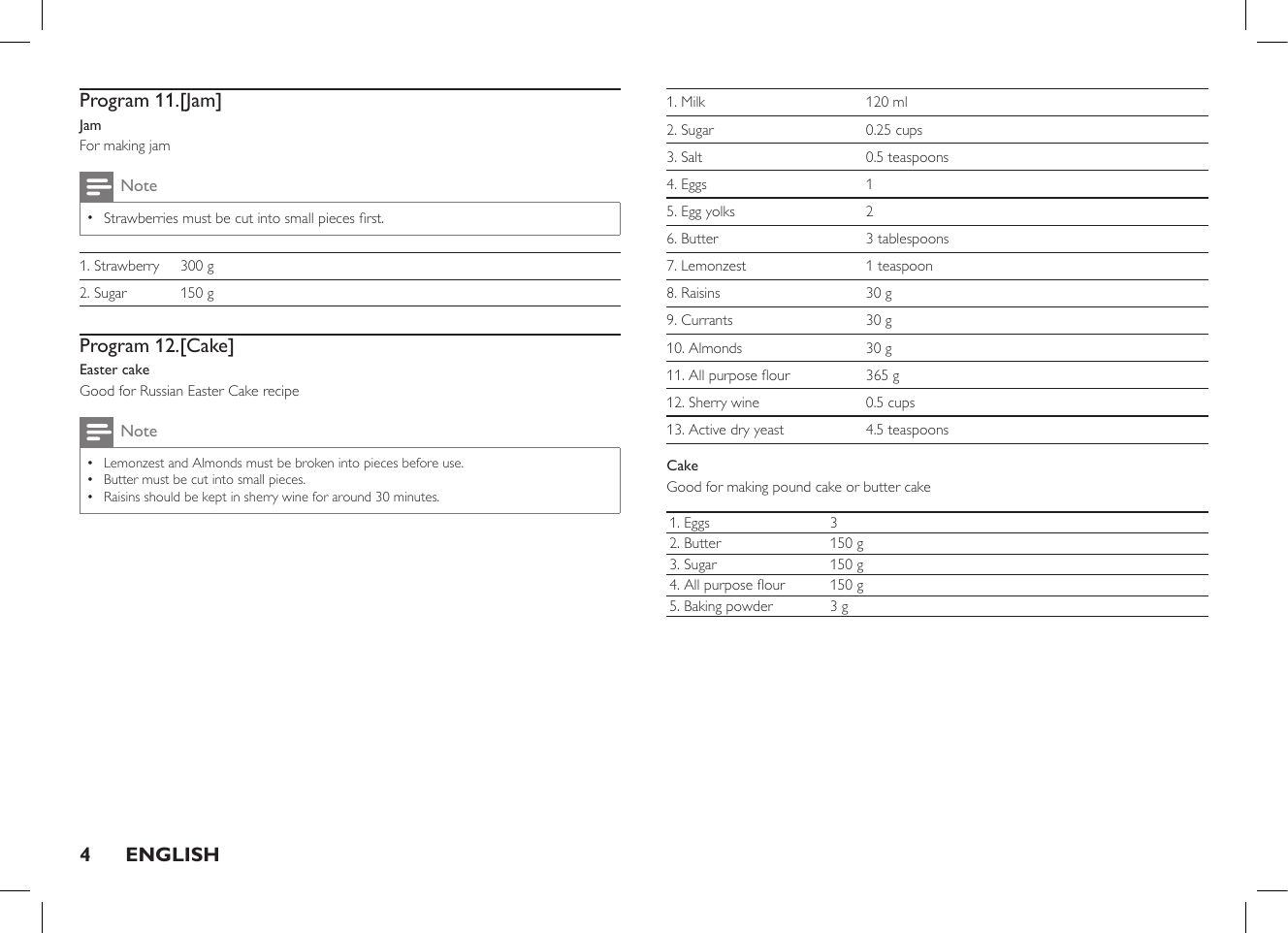 Page 6 of 12 - Philips HD9015/30 User Manual Knjižica Recepata Za Uređaj Izradu Sladoleda Hd9015 30 Irb Eng