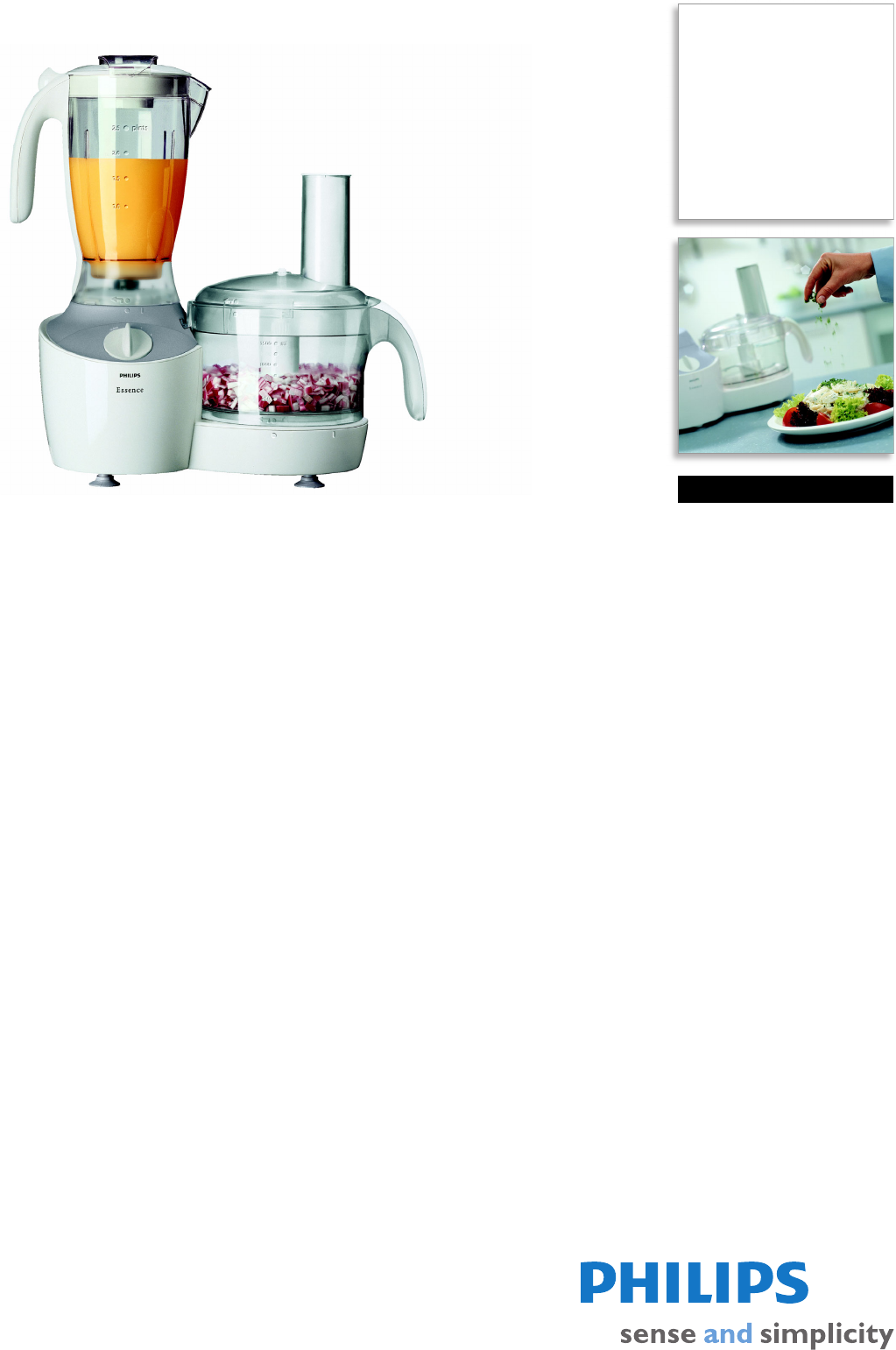 Philips Hr7750 01 Food Processor User Manual Leaflet Hr7750 01 Pss Enggb