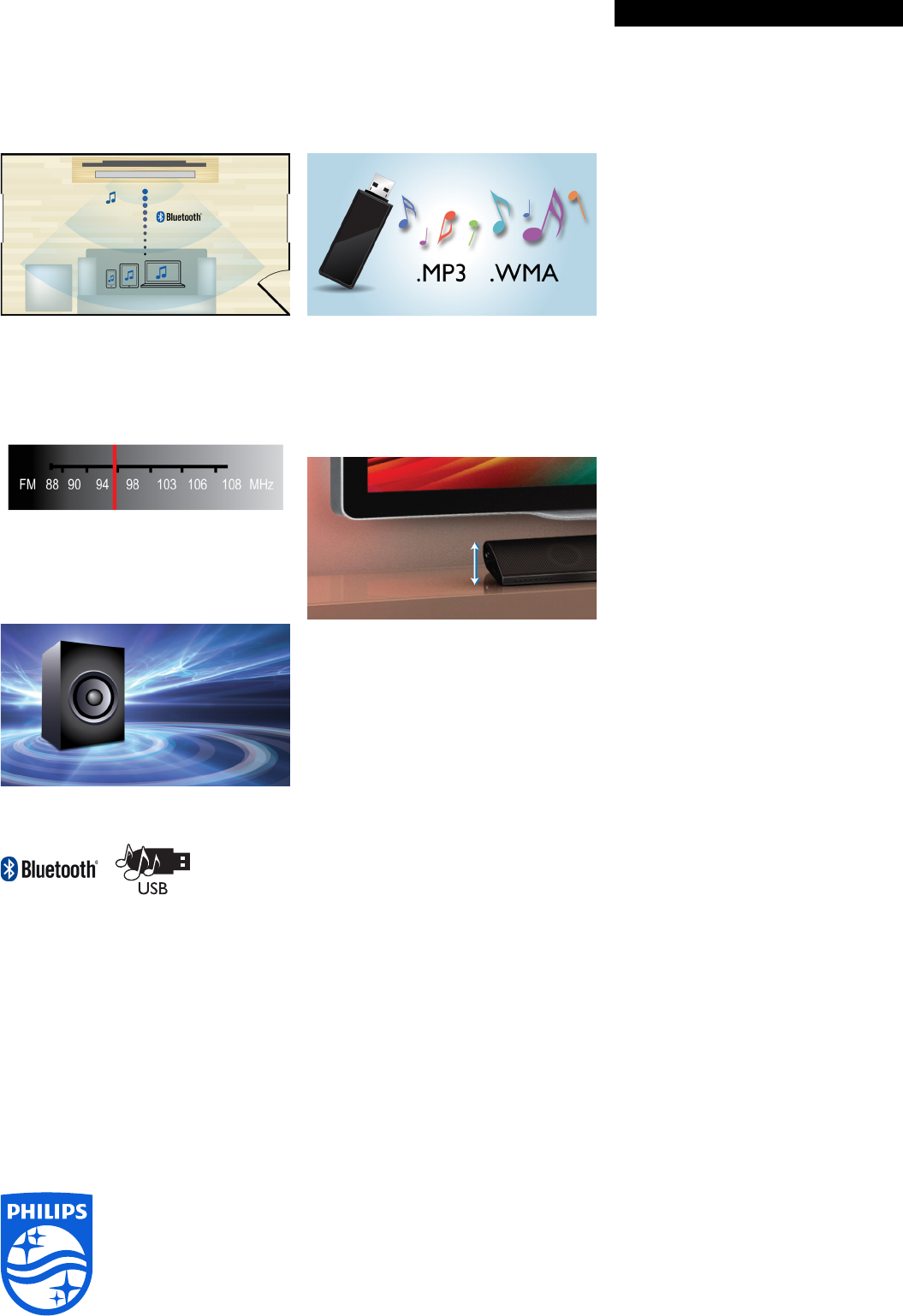 philips htl1041 40w bluetooth soundbar