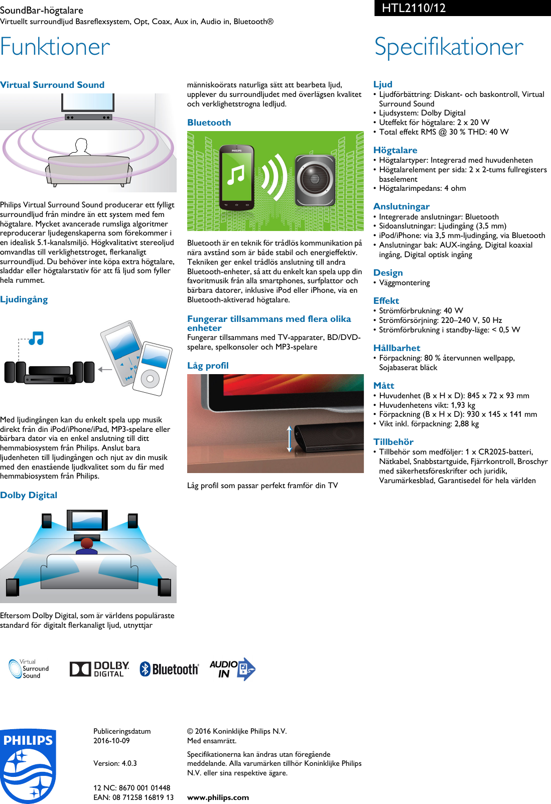 philips soundbar htl2110