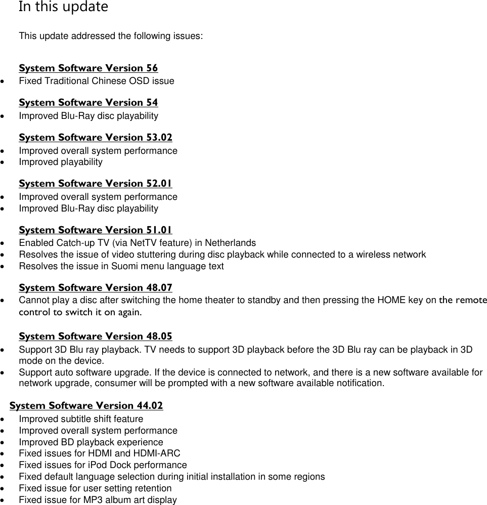 Page 3 of 3 - Philips HTS9540/12 UM - HTS7140_12 User Manual Firmware-Upgrade Liesmich-Datei Hts9540 12 Fur Eng