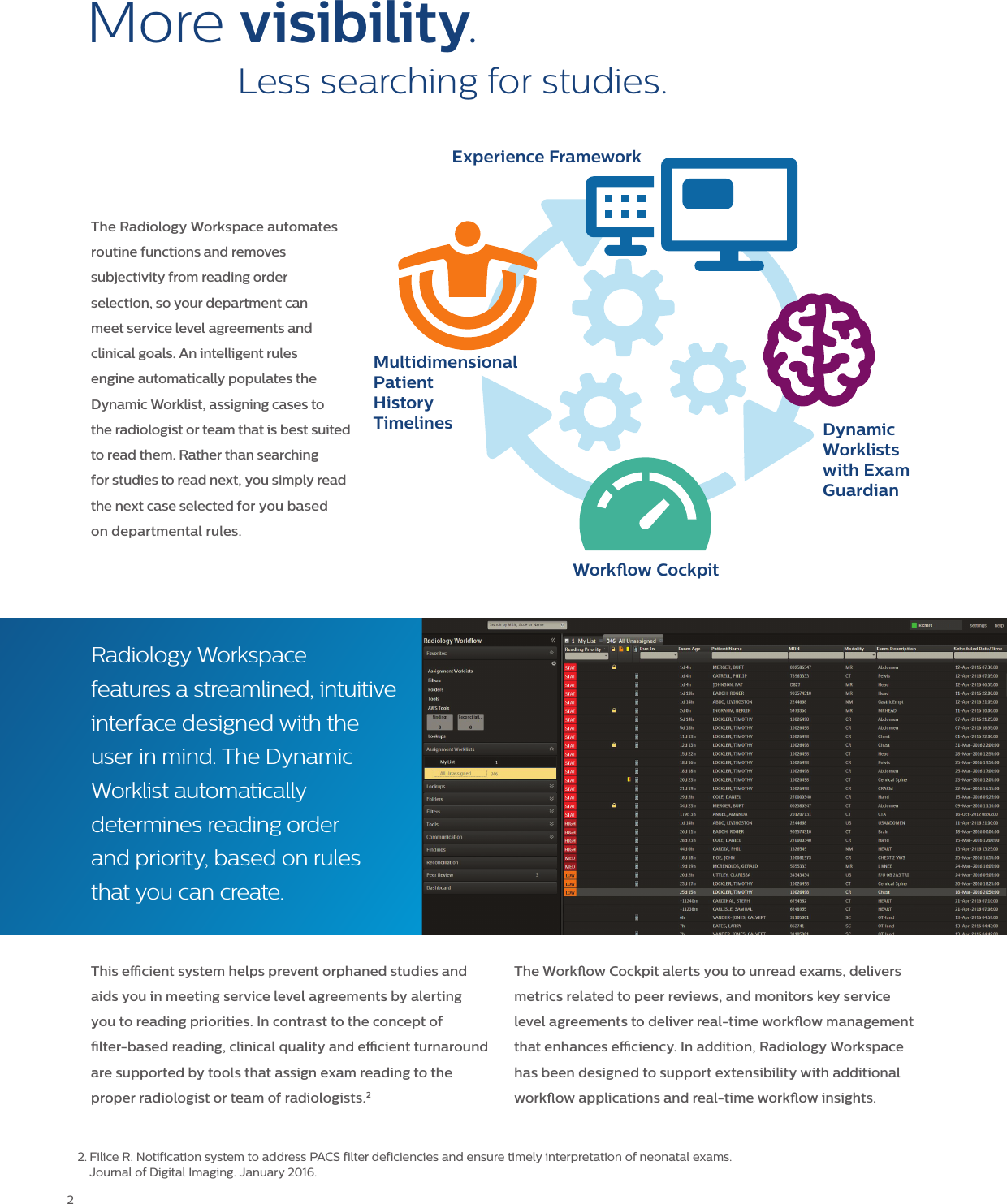 Page 2 of 4 - Philips  Intelli Space Radiology Workspace Solution PACS