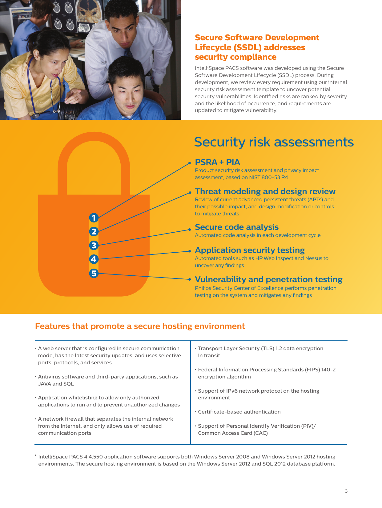 Page 3 of 4 - Philips  Get The Brochure Intelli Space PACS Security Overview 452299121101 10 20 16