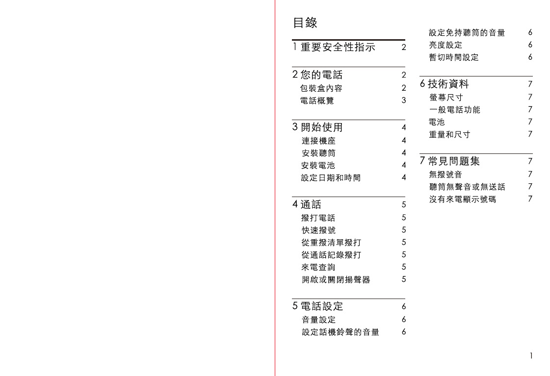 Page 2 of 5 - Philips M20B/96 RMMN-M20使用手册1031 User Manual 使用手冊 M20b 96 Dfu Zht