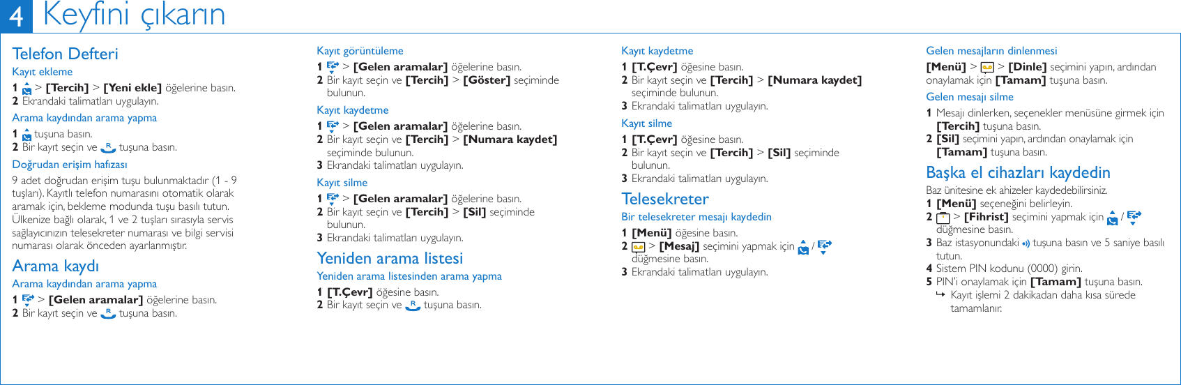 Page 6 of 12 - Philips M8881B/38 M888 English Quick Start Guide User Manual Kurzanleitung M8881b 38 Ums Tur