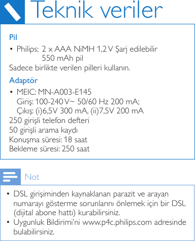 Page 8 of 12 - Philips M8881B/38 M888 English Quick Start Guide User Manual Kurzanleitung M8881b 38 Ums Tur