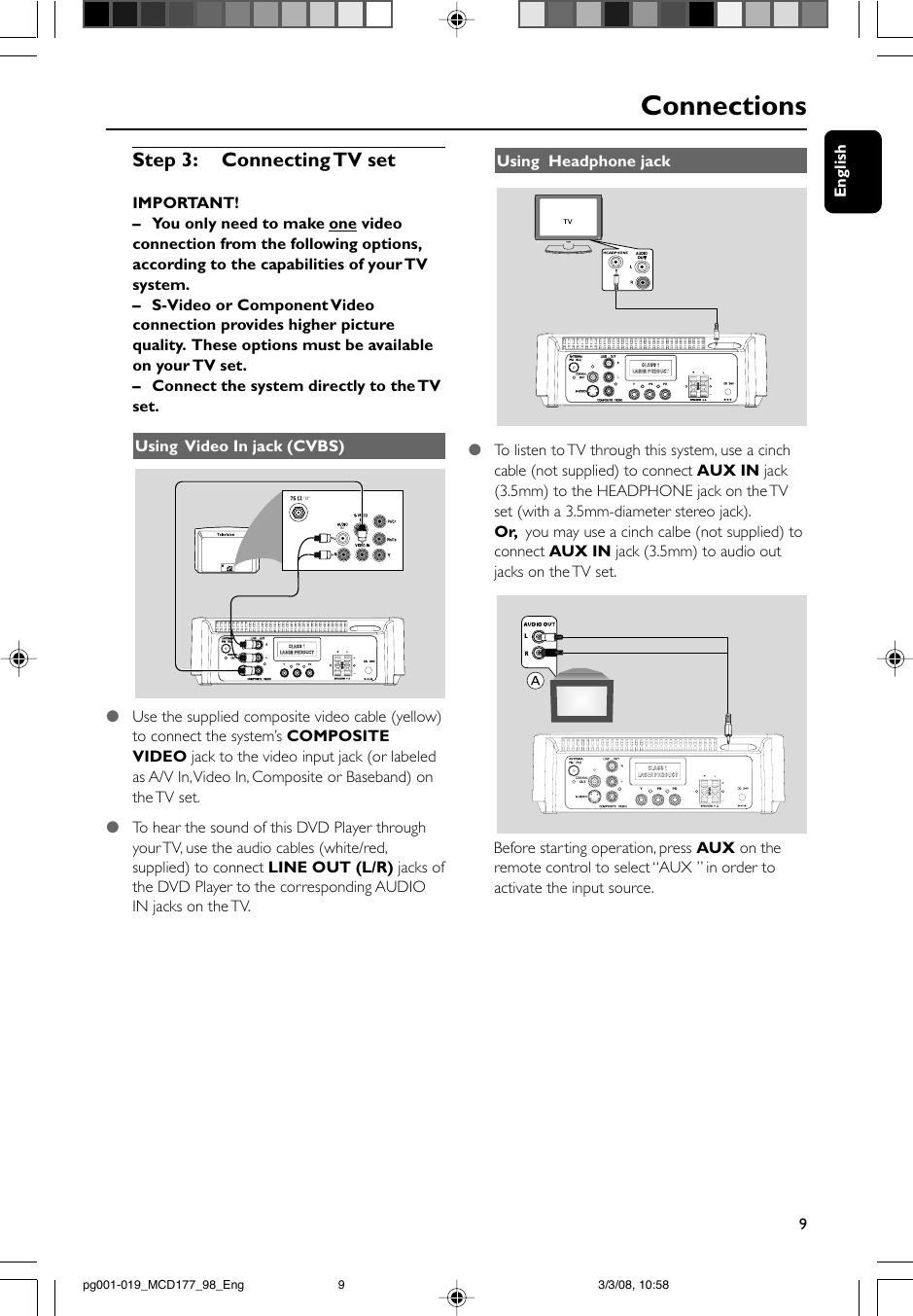 Philips Mcd177 98 Pg001 019 Mcd177 98 Eng User Manual 使用者手冊 Mcd177 98 Dfu Aen