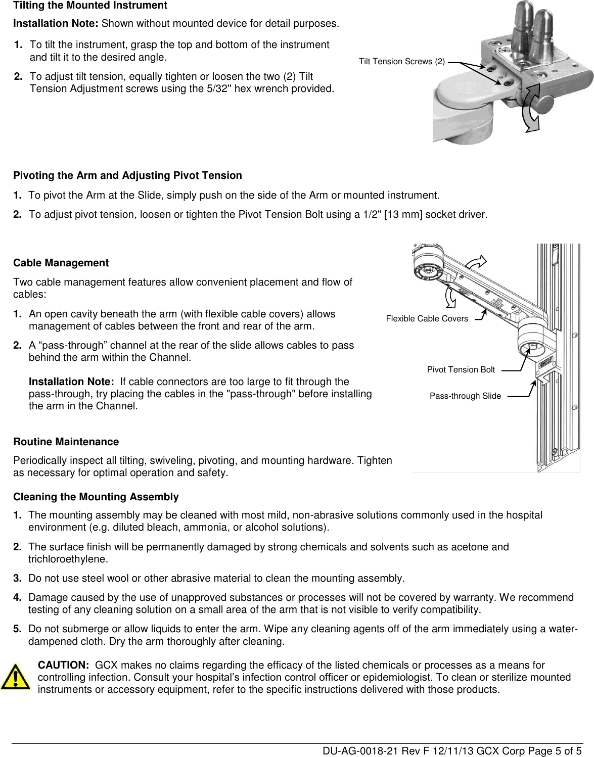 Page 5 of 5 - Philips MNT80 GCX Mounting Assembly Installation Guide User Manual Product Brochure Intelli Vue MX500 And MX550 Solution Db4640d3411c4dfc9b95a77c0159059f
